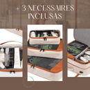 Mochila de Viagem Feminina VersaBag + 3 Necessaires GRÁTIS